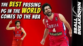 Milos Teodosic The BEST Passing PG In The WORLD Comes To The NBA [upl. by Leduar141]