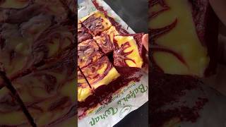 Red velvet cheesecake brownies 💝😋❤️ shortsvideo [upl. by Dunc]