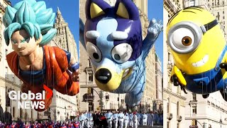 The best floats balloons at Macys Thanksgiving Parade 2022 [upl. by Hughett]