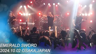 RHAPSODY OF FIRE 「EMERALD SWORD」20241002 Osaka Japan [upl. by Hera]