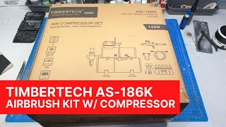 TimberTech Air Compressor Set AS186K Fengda [upl. by Bergstrom367]