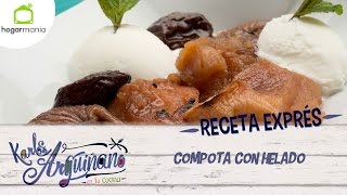 Receta Exprés Compota con helado [upl. by Seroled]