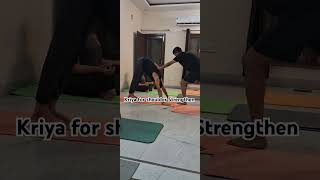 Therapy for shoulder Strengthen yoga [upl. by Aitselec]