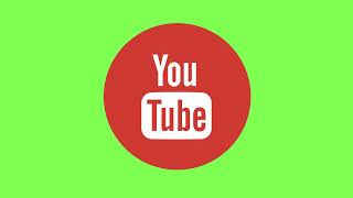 Youtube Logo  Icon 2 Animated  Green Screen  Free Download  4K 60 FPS [upl. by Nnanaej]