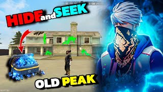 Playing Hide amp Seek In Old Peak 😱 Impossible Challenge 😊  Garena free fire [upl. by Michaela]