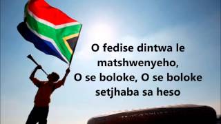 Nkosi Sikelel iAfrika south african national anthem with lyrics  Inno nazionale sudafricano [upl. by Toni]