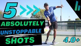 5 INCREDIBLE Shots To ADD To Your Game NOW  Briones Pickleball [upl. by Pauli]