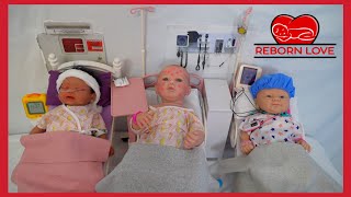 Silicone Reborn Baby Natalie has Surgery at the Reborn baby Hospital [upl. by Haseena724]