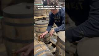 hammer barrels to pop the bung amp thief barrel thieves bourbon singlemalt steal whiskey [upl. by Shaefer]