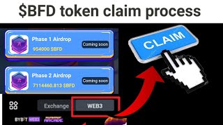 BFD token claim process  BFDcoin withdrawal process [upl. by Nahtannoj]