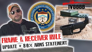 80 Percent Arms Statement on ATFs FAILED Frame amp Receiver Rule [upl. by Nathalia]