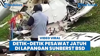 Detikdetik Pesawat PKIFP Jatuh di BSD [upl. by Jeanelle321]