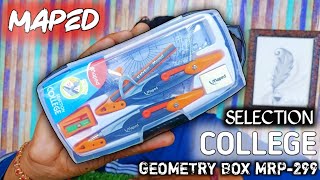 MAPED SELECTION COLLEGE  GEOMETRY BOX  MRP299  FULL REVIEW  YT STATIONARY [upl. by Nyssa10]