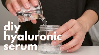 DIY Hyaluronic Acid Serum  How To Make Hyaluronic Face Serum [upl. by Ahsenom]