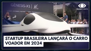 Carro voador será lançado em 2024 por startup do Ceará  Bora Brasil [upl. by Ahselat240]