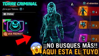 🔥PATRONES Como GANAR CRIMINAL ESPECTRO 79 DIAMANTES TORRE de TOKEN CRIMINAL🤯Agenda Semanal free fire [upl. by Nileuqay]