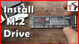 How To Install an M2 SSD Installation Tutorial with Samsung 960 Pro M2 SSD Drive [upl. by Eey777]