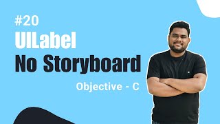 ObjectiveC Runtime Dynamically Create UILabel Without Storyboard in Hindi [upl. by Tibbs]