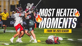 Most HEATED MOMENTS in Pro Lacrosse  2023 [upl. by Gudren]