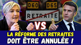 🚨URGENT ❗️ RÉFORME DES RETRAITES 👉 LE RN A DÉPOSÉ SA PROPOSITION DE LOI VISANT À L’ABROGER [upl. by Cherye]