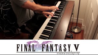 Final Fantasy V  Battle with Gilgamesh  Piano Cover HD [upl. by Sucam]