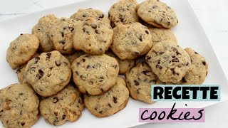 RECETTE  Cookies aux noix et pépites de chocolat [upl. by Vala]