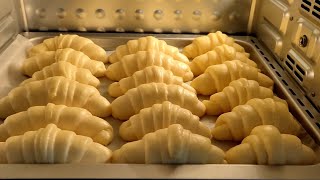 How to make soft  fluffy amp perfect croissant bread  croissant  croissant bun recipe [upl. by Imot]