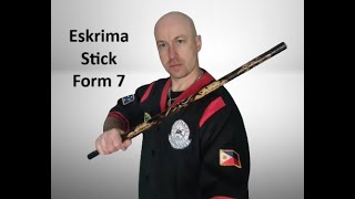 Eskrima 101  Stick Form 7  Essential Eskrima Stick Drills [upl. by Maxima]