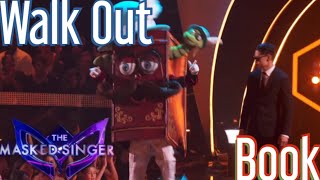 Book Walk Out  The Masked Singer Season 11 Ep 1 [upl. by Llahsram]