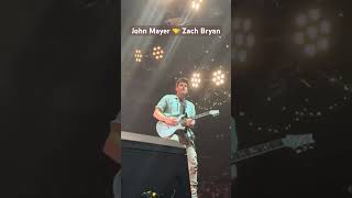 Zach Bryan amp John Mayer performing “Revival” in LA  zachbryan country shorts johnmayer [upl. by Aisatan]