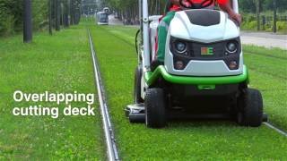 ETESIA  New ride on mower BUFFALO 124 The large area specialist [upl. by Annala]