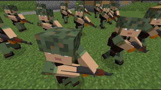 Minecraft Custom NPC Mod  How to make NPCs march [upl. by Zechariah]