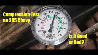 Compression Test on Chevy 305 Square Body [upl. by Sebastian]