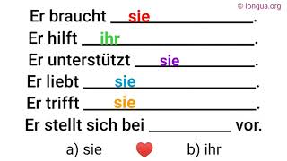 Adjektive Adjektive Endungen Deklination  Adjektivdeklination der die das kein keine einem [upl. by Prima]