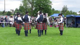 Thiepval Memorial Pipe Band  Enniskillen 2024 [upl. by Ainnek707]