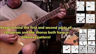 Lyin’ Eyes Learn by The Eagles  Easy guitar songs  acoustic guitar lesson [upl. by Dinnie]