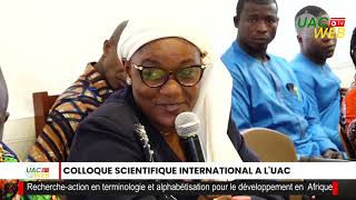 COLLOQUE SCIENTIFIQUE INTERNATIONAL A LUAC [upl. by Eelaras65]