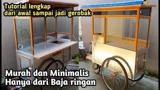 Tutorial lengkap membuat gerobak dorong dari baja ringan [upl. by Clayton]