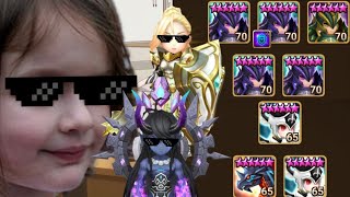 Summoners War ออโต้87H 93Hด้วยมอนฟรี [upl. by Hamilah]