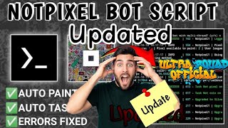 Not pixel updated script  Notpixel Hack  Termux Unlimited Coin Blum script Online income notpixel [upl. by Curtis]