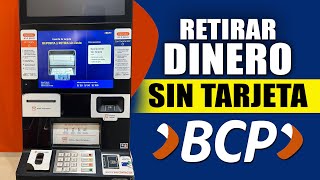 Como RETIRAR dinero Sin Tarjeta BCP nueva función Paso a paso [upl. by Willing982]