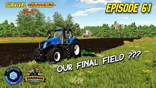 GREENHOUSES AND NEW FIELD 🍅🌽 🚜 SURVIVAL CHALLENGE COOP  EPISODE 61  FS22 [upl. by Odie]