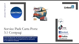 Service Pack Carta Porte 31 Contpaqi [upl. by Irolav632]