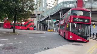 Full Route Visual  Route 15  Blackwall Station to Trafalgar Square  LT409 LTZ1409 [upl. by Atinej]