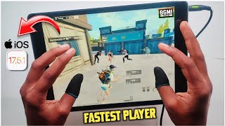 IPAD 9TH GENERATION🔥HANDCAM Pubg Testios 1751 Test Gameplay Fastest Player  BGMI [upl. by Fidellia498]