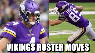 Vikings Roster Moves Jefferson to IR Mannion amp Chisena Back For Some Reason [upl. by Llezom]