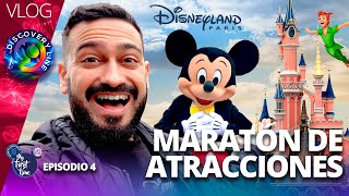 🔴Maratón frenético de atracciones en Disneyland Paris 2022💥 Episodio 4 [upl. by Lenoyl]