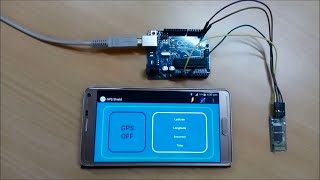 Android GPS Shield App for Arduino Projects [upl. by Oeramed]