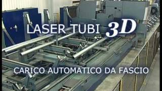 Taglio laser tubo 3d Marelli Aldo [upl. by Einal]