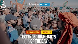 Extended highlights of Stage 12 presented by Aramco  Dakar2024 [upl. by Nallid]